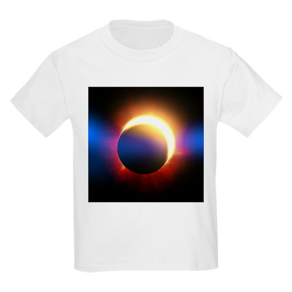 CafePress - Solar Eclipse Kids Light T Shirt - Light T-Shirt Kids XS-XL