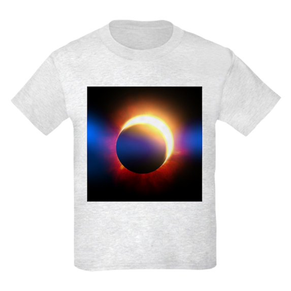 CafePress - Solar Eclipse Kids Light T Shirt - Light T-Shirt Kids XS-XL