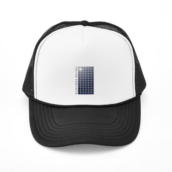 CafePress - Solar Panel - Adjustable Unisex Printed Trucker Hat with Mesh Back
