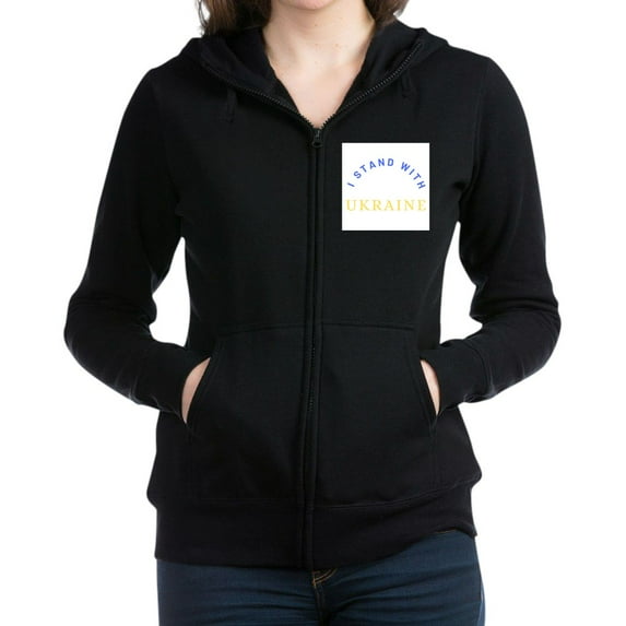 CafePress - Solidarity With UKRAINE Sweatshirt - Women's Zip Hoodie