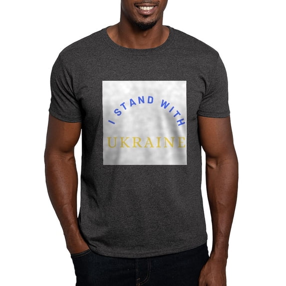 CafePress - Solidarity With UKRAINE T Shirt - Men's Classic Graphic Cotton T-Shirt