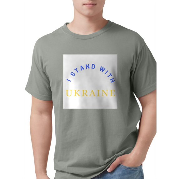 CafePress - Solidarity With UKRAINE T Shirt - Mens Comfort Colors® Shirt