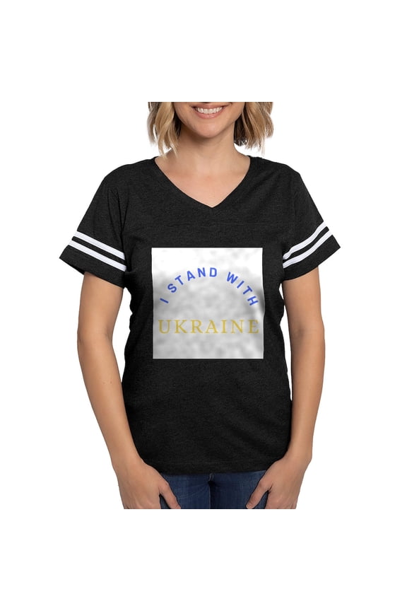 - Solidarity With UKRAINE T Shirt - Womens Football Shirt