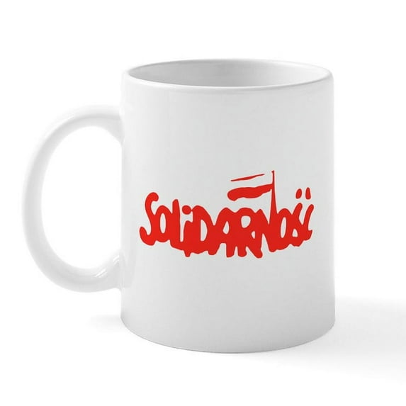 CafePress - Solidarnosc Mug - 11 oz Ceramic Mug - Novelty Coffee Tea Cup