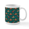 thumbnail image 1 of CafePress - Sombrero Guitar Pattern - 11 oz Ceramic Mug - Novelty Coffee Tea Cup, 1 of 4