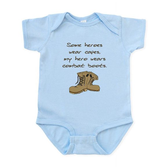 CafePress - Some Heroes Wear Capes Infant Bodysuit - Baby Light Bodysuit, Size Newborn - 24 Months