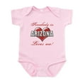 thumbnail image 1 of CafePress - Somebody In Arizona Loves Me Body Suit - Baby Light Bodysuit, Size Newborn - 24 Months, 1 of 4