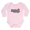 thumbnail image 1 of CafePress - Somebody In Arizona Loves Me Body Suit - Long Sleeve Cotton Baby Bodysuit, 1 of 4