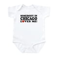 thumbnail image 1 of CafePress - Somebody In Chicago Loves Me Infant Bodysuit - Baby Light Bodysuit, Size Newborn - 24 Months, 1 of 4