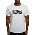 thumbnail image 1 of CafePress - Somebody In Chicago Loves Me Light T Shirt - Men's Classic Graphic T-Shirt, 1 of 4
