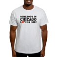 thumbnail image 1 of CafePress - Somebody In Chicago Loves Me Light T Shirt - Men's Classic Graphic T-Shirt, 1 of 4