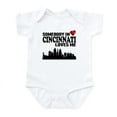 thumbnail image 1 of CafePress - Somebody In Cincinnati Loves Me Body Suit - Baby Light Bodysuit, Size Newborn - 24 Months, 1 of 4