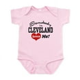 thumbnail image 1 of CafePress - Somebody In Cleveland Loves Me Infant Bodysuit - Baby Light Bodysuit, Size Newborn - 24 Months, 1 of 4