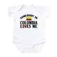 thumbnail image 1 of CafePress - Somebody In Colombia Infant Creeper - Baby Light Bodysuit, Size Newborn - 24 Months, 1 of 4