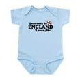 thumbnail image 1 of CafePress - Somebody In England Loves Me Infant Bodysuit - Baby Light Bodysuit, Size Newborn - 24 Months, 1 of 4