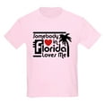 thumbnail image 1 of CafePress - Somebody In Florida Loves Me Kids Light T Shirt - Light T-Shirt Kids XS-XL, 1 of 4