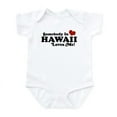 thumbnail image 1 of CafePress - Somebody In Hawaii Loves Me Infant Bodysuit - Baby Light Bodysuit, Size Newborn - 24 Months, 1 of 4