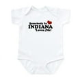 thumbnail image 1 of CafePress - Somebody In Indiana Loves Me Infant Bodysuit - Baby Light Bodysuit, Size Newborn - 24 Months, 1 of 4