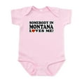 thumbnail image 1 of CafePress - Somebody In Montana Loves Me Infant Bodysuit - Baby Light Bodysuit, Size Newborn - 24 Months, 1 of 4