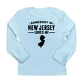 thumbnail image 1 of CafePress - Somebody In New Jersey Loves Me Long Sleeve T Shir - Long Sleeve Infant T-Shirt, 1 of 2