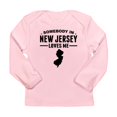 thumbnail image 1 of CafePress - Somebody In New Jersey Loves Me Long Sleeve T Shir - Long Sleeve Infant T-Shirt, 1 of 2