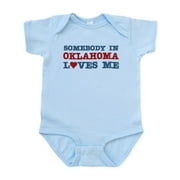 CafePress - Somebody In Oklahoma Loves Me Infant Bodysuit - Baby Light Bodysuit, Size Newborn - 24 Months