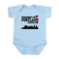 thumbnail image 1 of CafePress - Somebody In Portland Loves Me Body Suit - Baby Light Bodysuit, Size Newborn - 24 Months, 1 of 4