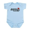 thumbnail image 1 of CafePress - Somebody In South Dakota Loves Me Infant Bodysuit - Baby Light Bodysuit, Size Newborn - 24 Months, 1 of 4