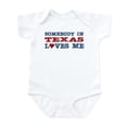 thumbnail image 1 of CafePress - Somebody In Texas Loves Me Infant Bodysuit - Baby Light Bodysuit, Size Newborn - 24 Months, 1 of 4