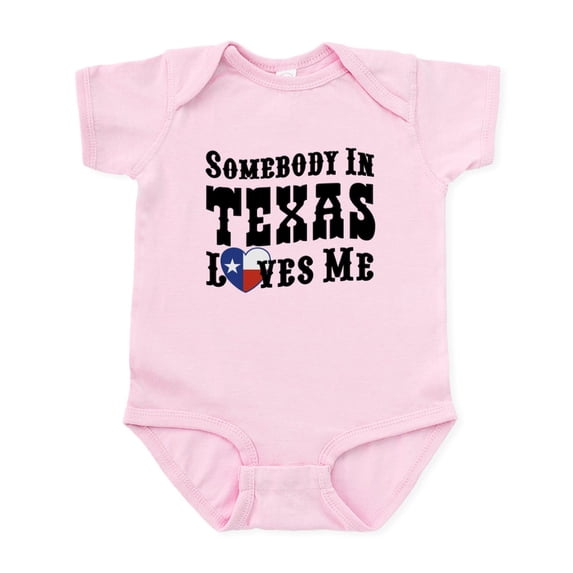 CafePress - Somebody In Texas Loves Me Infant Bodysuit - Baby Light Bodysuit