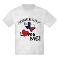 thumbnail image 1 of CafePress - Somebody In Texas Loves Me Kids T Shirt - Light T-Shirt Kids XS-XL, 1 of 4