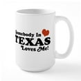 thumbnail image 1 of CafePress - Somebody In Texas Loves Me Large Mug - 15 oz Ceramic Large White Novelty Mug, 1 of 6