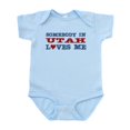 thumbnail image 1 of CafePress - Somebody In Utah Loves Me Infant Bodysuit - Baby Light Bodysuit, Size Newborn - 24 Months, 1 of 4