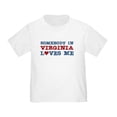 thumbnail image 1 of CafePress - Somebody In Virginia Loves Me Toddler T Shi - Cute Toddler T-Shirt, 100% Cotton, 1 of 1
