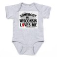 thumbnail image 1 of CafePress - Somebody In Wisconsin - Cute Infant Bodysuit Baby Romper - Size Newborn - 24 Months, 1 of 3