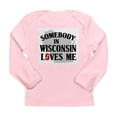 thumbnail image 1 of CafePress - Somebody In Wisconsin Long Sleeve Infant T Shirt - Long Sleeve Infant T-Shirt, 1 of 2