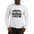 thumbnail image 1 of CafePress - Somebody In Wisconsin Long Sleeve T Shirt - Unisex Cotton Long Sleeve T-Shirt, 1 of 4