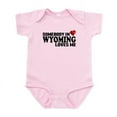 thumbnail image 1 of CafePress - Somebody In Wyoming Loves Me Body Suit - Baby Light Bodysuit, Size Newborn - 24 Months, 1 of 4