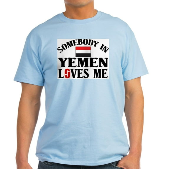 CafePress - Somebody In Yemen Ash Grey T Shirt - Men's Classic Graphic T-Shirt