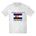 thumbnail image 1 of CafePress - Somebody Loves Me In COLORADO Kids Light T Shirt - Light T-Shirt Kids XS-XL, 1 of 4