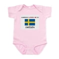 thumbnail image 1 of CafePress - Somebody Loves Me In SWEDEN Infant Bodysuit - Baby Light Bodysuit, Size Newborn - 24 Months, 1 of 4