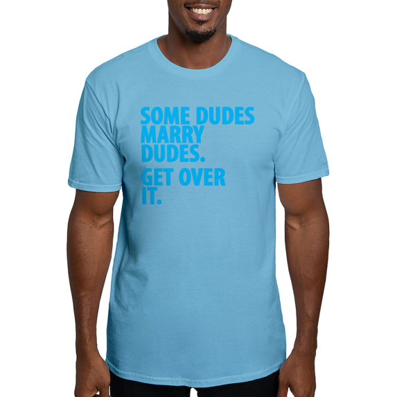 CafePress - Somedudes T Shirt - Fitted T-Shirt, Vintage Fit Soft Cotton Tee