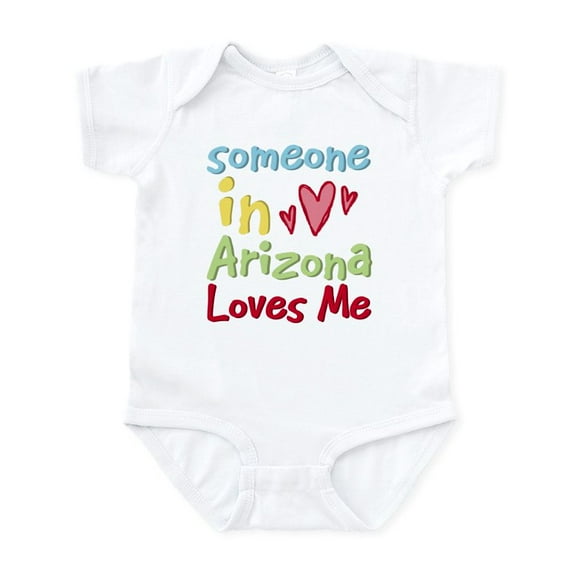 CafePress - Someone In Arizona Loves Me Infant Bodysuit - Baby Light Bodysuit, Size Newborn - 24 Months