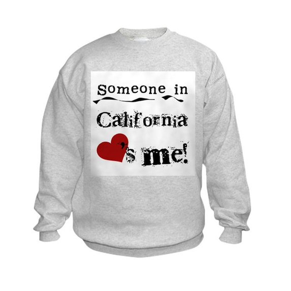 CafePress - Someone In California Kids Sweatshirt - Kids Sweatshirt, Youth Crew Neck Sweatshirt