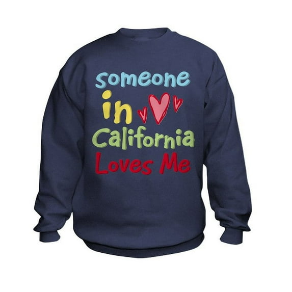 CafePress - Someone In California Loves Me Kids Sweatshirt - Kids Sweatshirt, Youth Crew Neck Sweatshirt