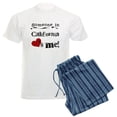 thumbnail image 1 of CafePress - Someone In California Men's Light Pajamas - Men's Light Loose Fit Cotton Pajama Set, 1 of 7