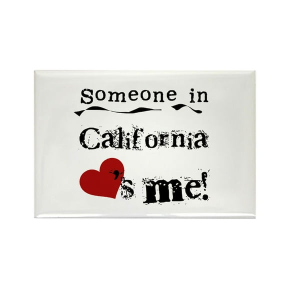 CafePress - Someone In California - Rectangle Magnet, 2"x3" Refrigerator Magnet