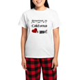 thumbnail image 1 of CafePress - Someone In California Women's Light Pajamas - Women's Short Sleeve Print T-Shirt and Pants Light Cotton Pajama Set, 1 of 7