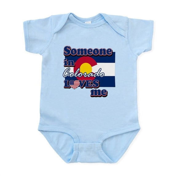 CafePress - Someone In Colarado Loves Me Infant Bodysuit - Baby Light Bodysuit, Size Newborn - 24 Months