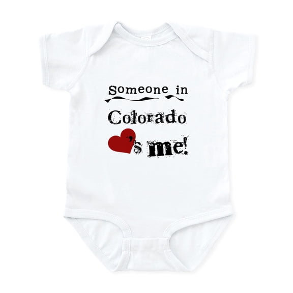 CafePress - Someone In Colorado Infant Bodysuit - Baby Light Bodysuit, Size Newborn - 24 Months